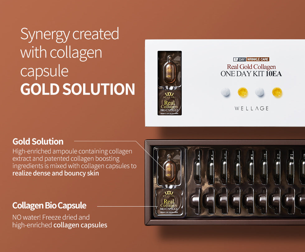 WELLAGE Real Gold Collagen One Day Kit 10EA